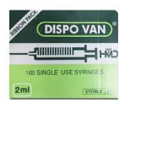 Dispovan Syringe 2ml-24 Gx 1